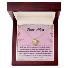 Mom Pendant Necklace Women Birthday Christmas Mother's Day Gift From Daughter Son Jewelry