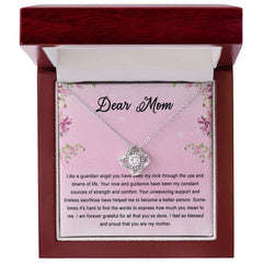 Mom Pendant Necklace Women Birthday Christmas Mother's Day Gift From Daughter Son Jewelry