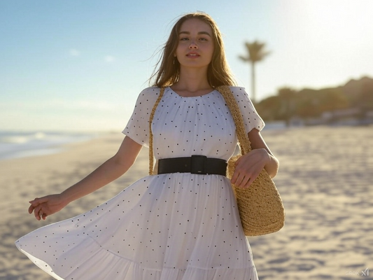 polka dot dress