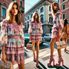 Trendy Spring Fashion in Milan: A Celebration of Women's Clothing