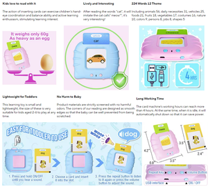 Talking Flash Cards instructions