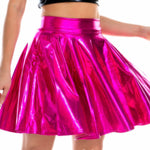 Women's Summer Fashion Pleated Skirt Flared Casual Party Skirt Cosplay Costume Concert Festival Skirt