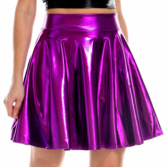 Women's Summer Fashion Pleated Skirt Flared Casual Party Skirt Cosplay Costume Concert Festival Skirt