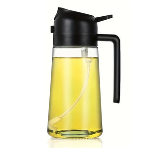 Plastic Oil Dispenser Spray Bottle for Kitchen Oil Sprayer Oil Dispenser Jar For Baking Roasting, BBQ, etc.