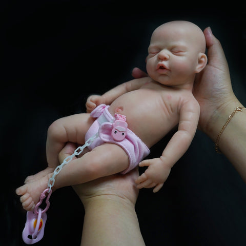 Reborn Baby Doll 12-Inch Lifelike Soft Touch Newborn Preemie Toddler Girl Boy Realistic Gift