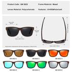 Natural Bamboo Wooden Sunglasses Handmade Polarized Sunglasses Mirror Coated Lenses  Eco-Friendly Eyewear