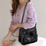 Women's Messenger Bags Matching PU Leather Shoulder Bags Fashion Gift for Her