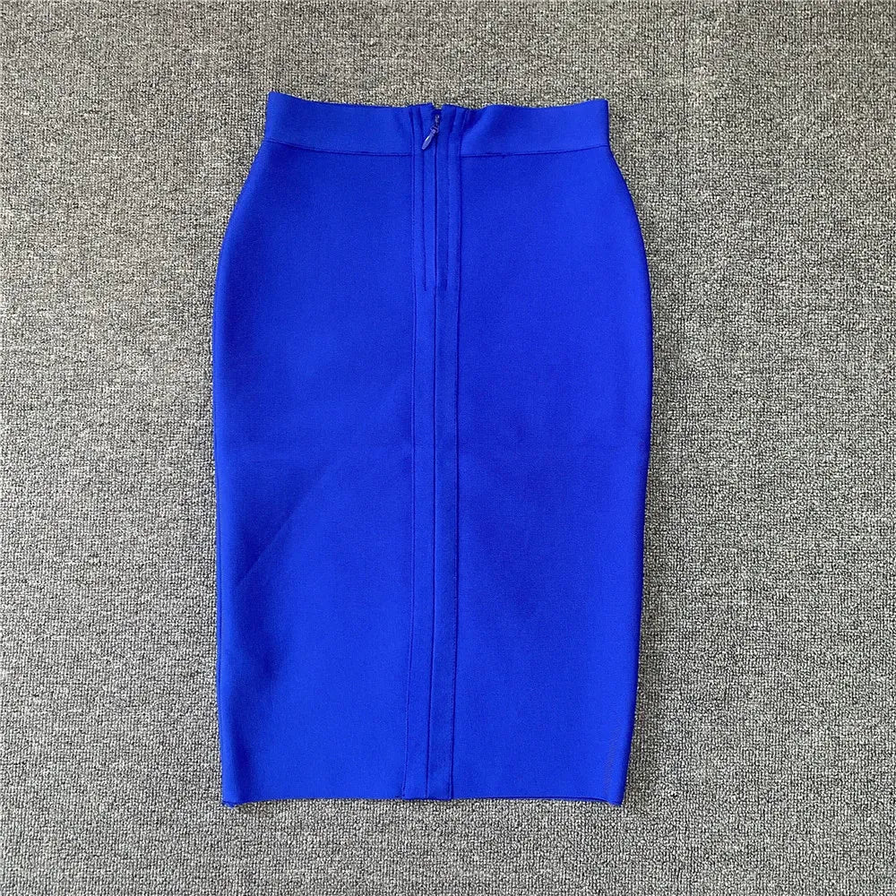 High Quality Women's Bandage Skirt Elegant Pencil Skirt Sexy Club Party Office Wear Vintage Skirts