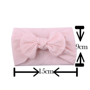 Baby Girl Headband with Bow Soft Headband Baby Bow Headwrap Newborn Headwear