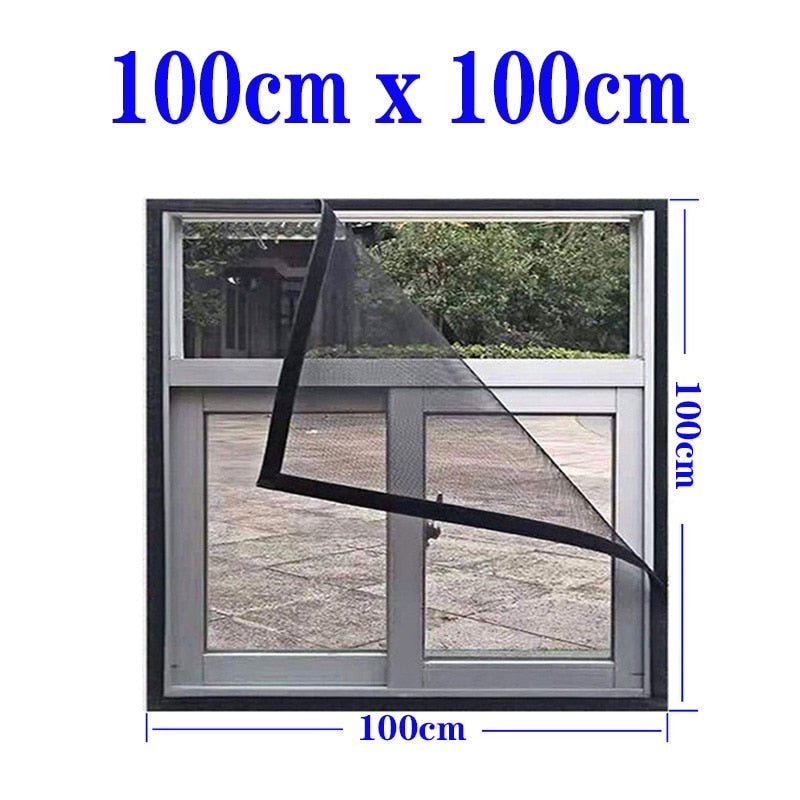 Insect Screen Mesh Removable Washable Mosquito Window Screen Summer Home Protection Accessory
