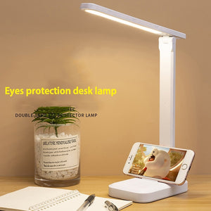 Table Lamp Touch Dimmable LED Light Eye Protect For Computer/Desktop, Rechargeable