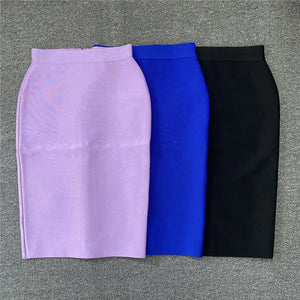 High Quality Women's Bandage Skirt Elegant Pencil Skirt Sexy Club Party Office Wear Vintage Skirts