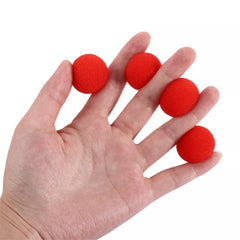 10-Pack 2.5/3.5/4.5cm Magic Finger Sponge Ball for Magic Tricks Classic Magician's Illusion Close-up Stage Magic Accessories