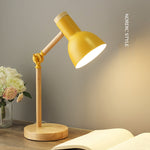 Creative Nordic Wooden Desk Lamp LED Natural Table Light Minimalist Lamp