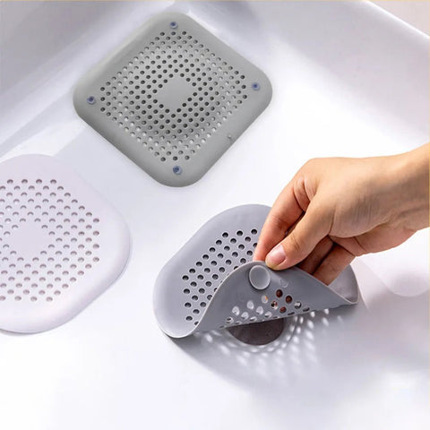 Drain Strainer Silicone Anti-Clogging Filter Sink Shower Bathroom Kitchen Floor Cover Stopper Plug