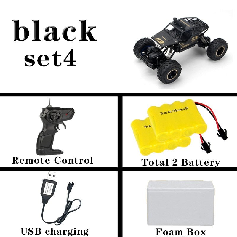 RC Monster Truck Kids 1:12 1:16 4WD 2.4G Radio Control Electric Off-Road Buggy Car Gift Boys