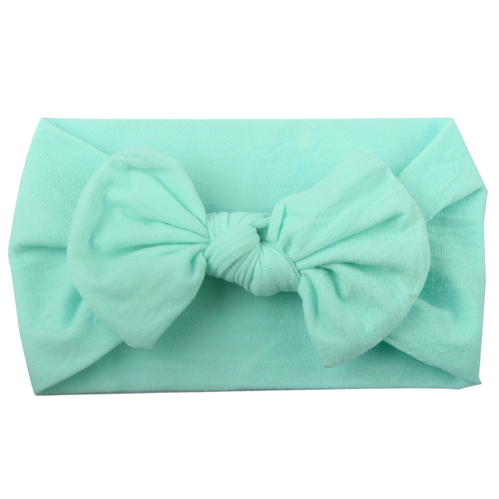 Baby Girl Headband with Bow Soft Headband Baby Bow Headwrap Newborn Headwear