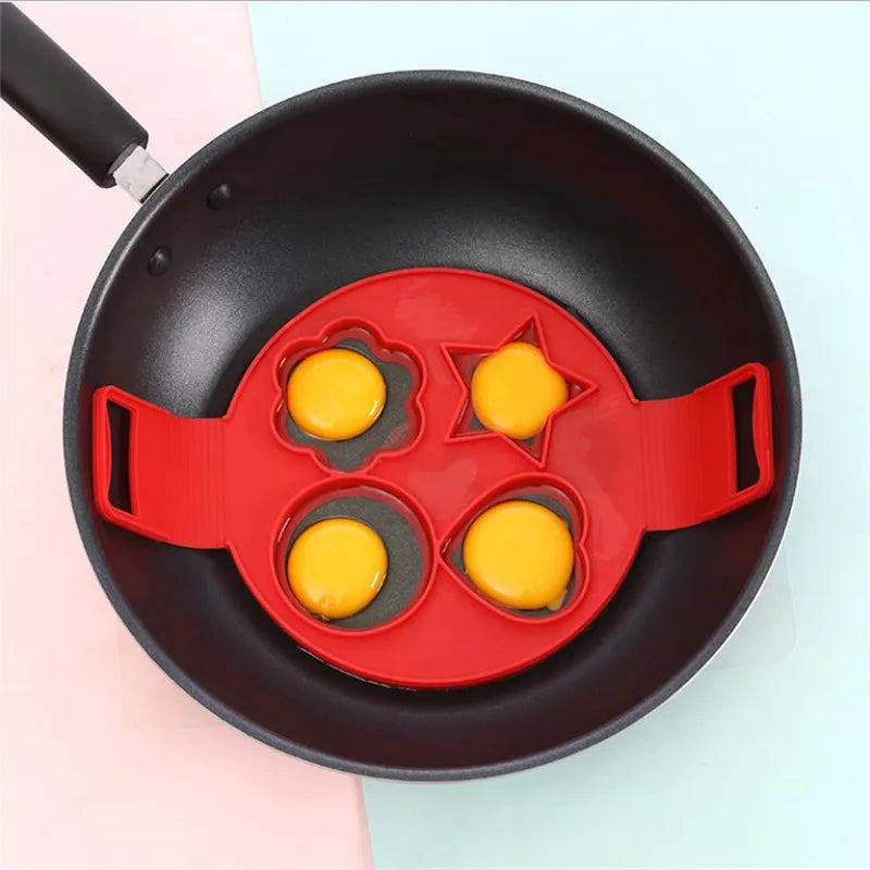 Pancake Egg Ring Maker Mold Food Mold Nonstick Cooking Tool Round Heart Pancake Maker Mold Egg Cooker Pan Egg Mold Kitchen Baking Accessories