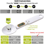 Digital Spoon Scale with LCD Display Measures Food Weight Spoon 500g/0.1g Measure Coffee Tea Sugar Scale Kitchen Tool