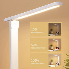 Table Lamp Touch Dimmable LED Light Eye Protect For Computer/Desktop, Rechargeable