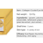 Gold Collagen Eye Mask – Anti-Dark Circles & Fine Lines Beauty Patches for Radiant Skin