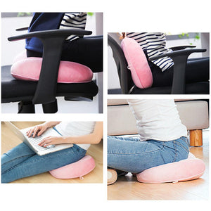 Women's Dual Comfort Orthopedic Cushion Pelvis/Tailbone Support Pillow Lifts Hips Up Seat Cushion Relieves Pressure Corrects Sitting Posture Pregnancy