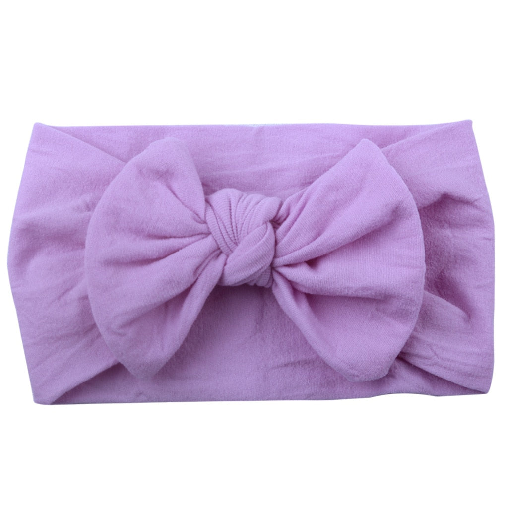 Baby Girl Headband with Bow Soft Headband Baby Bow Headwrap Newborn Headwear