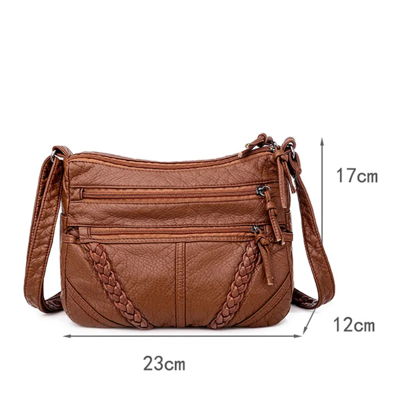 Women's Messenger Bags Matching PU Leather Shoulder Bags Fashion Gift for Her