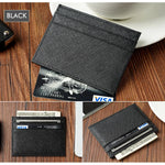 RFID Genuine Leather Credit Card Holder Candy Color Business Card Holder ID Card Case