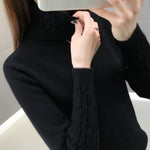 Turtleneck Pullovers Long Sleeve Sweater