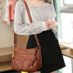 Women's Messenger Bags Matching PU Leather Shoulder Bags Fashion Gift for Her