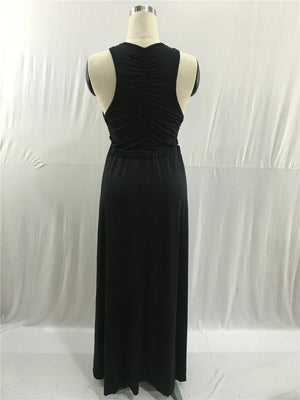 Bold & Elegant Cut-Out Maxi Dress – Sultry, Sophisticated, and Statement-Making