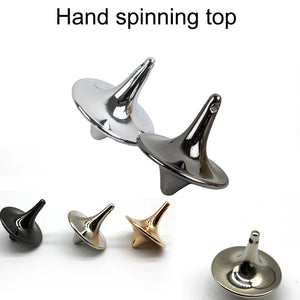 Metal Gyro Hand Spinning Top Fingertips Small Cyclone Gyroscope Anti-Stress Fidget Toys Gifts For Children