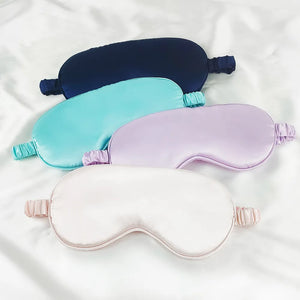 Silk Eye/Sleeping Mask Soft Padded Sleep Blindfold Eye Mask Nice Gift Idea