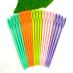 20-Pack Multicolor Plastic Sewing Knitting Needles For Crafts Clothing Shoes DIY Knitting Needles Cusp Crochet Hooks