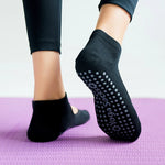 Women's Pilates Socks High Quality Anti-Slip Breathable Backless Yoga Socks Ankle Ballet Dance Sports Socks for Fitness Gym