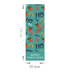 30-60Pcs Merry Christmas Gift Wrap Stickers Tape Animals Snowman Trees Decorative Stickers Wrapping Gift Box Label Tape Christmas Tags