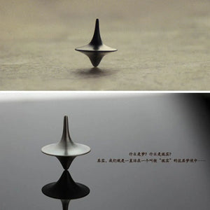 Metal Spinning Top Gyro Accurate Silver Spinning Top Built To Last And Spin Forever