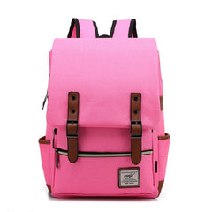 Vintage Unisex Waterproof Backpacks Large Capacity Laptop Travel Bag Students School Backpack