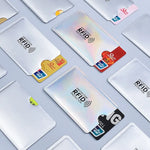 Anti-Rfid Credit Card Holder Wallet RFID Reader Blocker Wallet Card Case Protection Against Hackers Metal Credit Card Holder