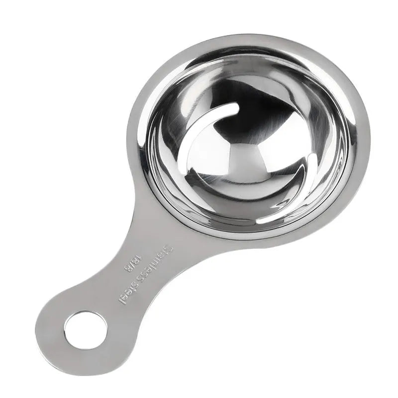 Egg White Separator Stainless Steel Egg Yolk Filter Kitchen Accessories Separating Funnel Utensil