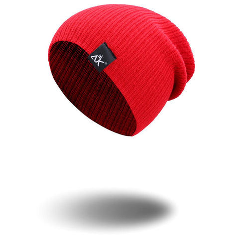 Knitted Beanie Unisex Warm Slouchy Casual Winter Hat Cold Weather Fashion Accessory
