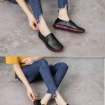 Women's Shoes Genuine Leather Loafers Casual Shoes Soft Comfortable Flats