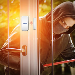 Wireless Door Window Alarm Sensor 433mhz Open Door Detector GSM PSTN Home Alarm System Home Security Burglar Alarm System
