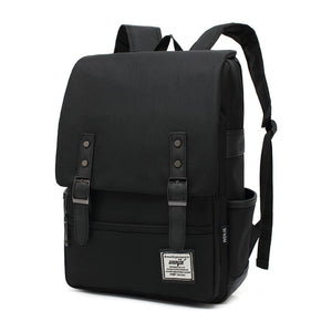 Vintage Unisex Waterproof Backpacks Large Capacity Laptop Travel Bag Students School Backpack