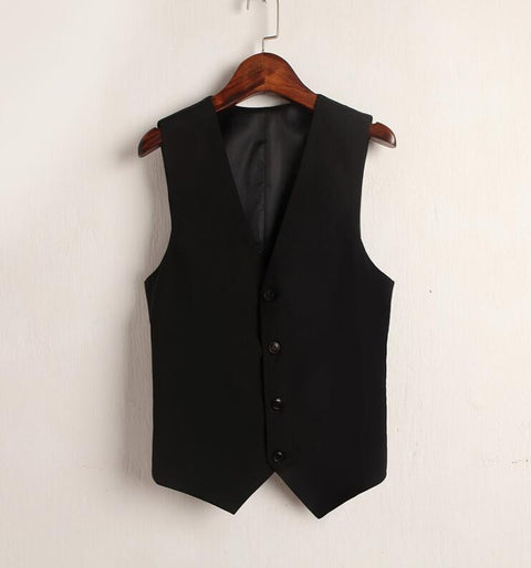 Business Vest Women Thin Loose V-Neck Single Breasted Elegant Office Casual Fashion Top