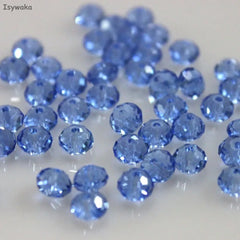 Crystal Glass Beads DIY For Making Bracelets Necklaces Loose Spacer Round Beads for Jewelry Making 50 Pack 125 Pack