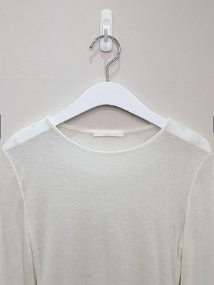 Sexy Thin Knit Sweater for Women Long Sleeve T-Shirt Slim Minimalist Stretchy Blouse Pullover Top