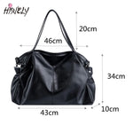Large Capacity Tote Bag Hobo Shoulder Bags for Women Shopper Bag Travel Quality Soft Faux Leather Crossbody Handbags