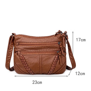 Women's Messenger Bags Matching PU Leather Shoulder Bags Fashion Gift for Her